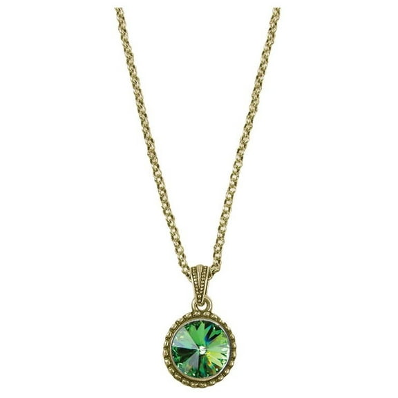 Wind And Fire August Birth Month Necklace