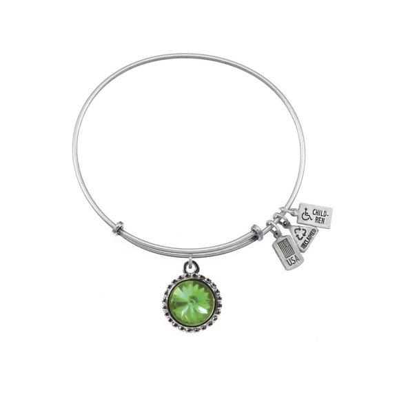 Wind And Fire Expandable Bangle August Birth Month