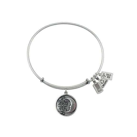 Wind And Fire Expandable Bangle I Love You To The Moon And Back