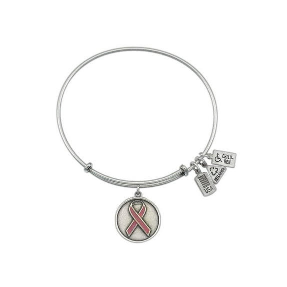 Wind And Fire Expandable Bangle Pink Ribbon