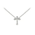 thumbnail image 1 of Wind And Fire Fancy Cross Dainty Pendant Necklace With 18 Inch Adjustable Chain, 1 of 3