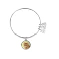 thumbnail image 1 of Wind And Fire Pet Collection Expandable Bangle With Orange Cat Photo Charm, 1 of 3