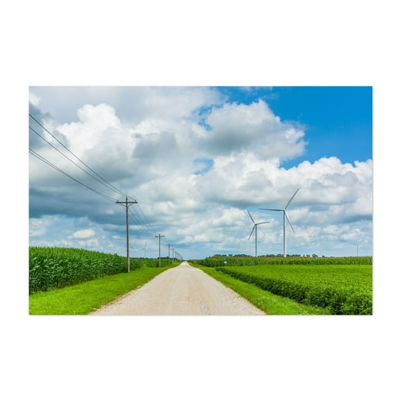 Wind Blows - Indiana Photography Unframed Wall Art Print 5 x 7 inches