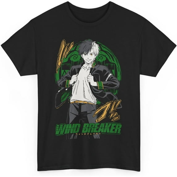 Wind Breaker Anime T Shirt Merch Men Short Sleeve Women Tee Unisex