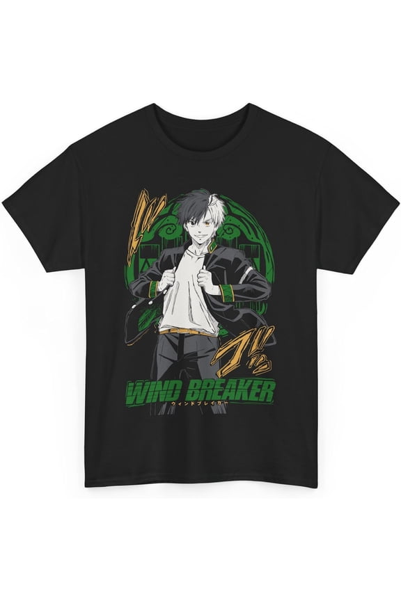 Wind Breaker Anime T Shirt Merch Men Short Sleeve Women Tee Unisex