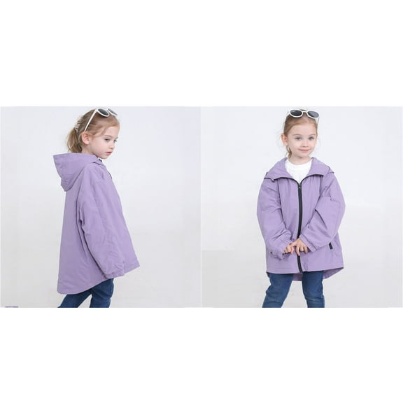 Wind Breaker Kids Boys Windbreaker Jacket with Hood Zip Hoodie Girls Lightweight Jacket Fall Jacket Clothes Kids 4-5 Years