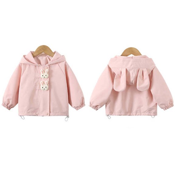 Wind Breaker Kids Windbreaker Zip Up Sweatshirt Lightweight Kids Jacket Fall Clothes Girl Hoodies Size 5-6 Years