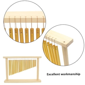 Wind Chime,20-tone Table Table Bar Bars Musical Percussion Chimes 20 Bars With Wood Stand Bar Chimes 20 Bars Musical Wood Stand Stick Bar Chimes 20 Percussion With Wood Buzhi Mark