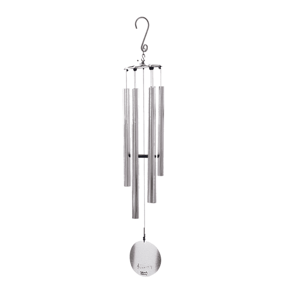 Wind Chime - 50in Basic Design - Silver Tube