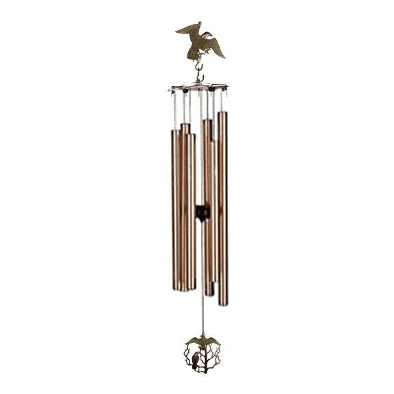 Wind Chime - 50in Eagle - Gold Tube