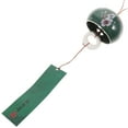 thumbnail image 1 of ifundom Ceramic Wind Chime Green Outdoor Decor Relaxing Sound Unique Design Garden Patio Decoration, 1 of 6
