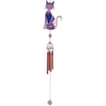 thumbnail image 1 of Wind Chime Copper & Gem Cat Garden Decoration Hanging Porch Decor, 1 of 1