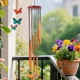 thumbnail image 1 of Wind Chime Decor With Rotating Designs And Aluminum Tubes For Soothing Sounds Home Garden Or Patio Hanging Ornament For Relaxing Outdoor Ambiance, 1 of 6