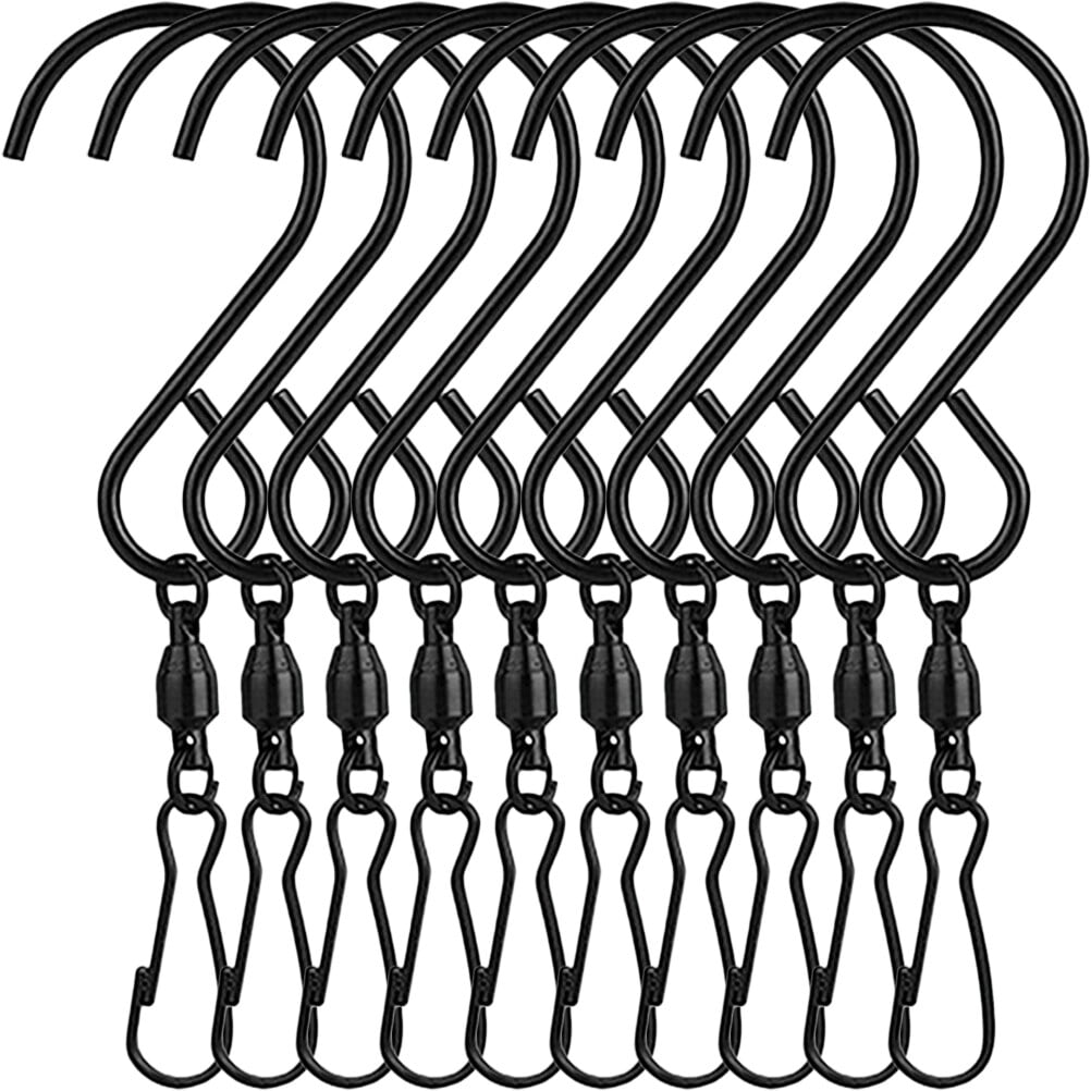 2 Pack 60 INCH Double Shepherds Hooks Bird Feeder Pole For Outdoor With