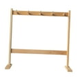 thumbnail image 1 of Wind Chime Stand Organizer Solid Wood Display Rack with Sturdy Base for Gong Meditation Yoga Studio Classroom, 1 of 9