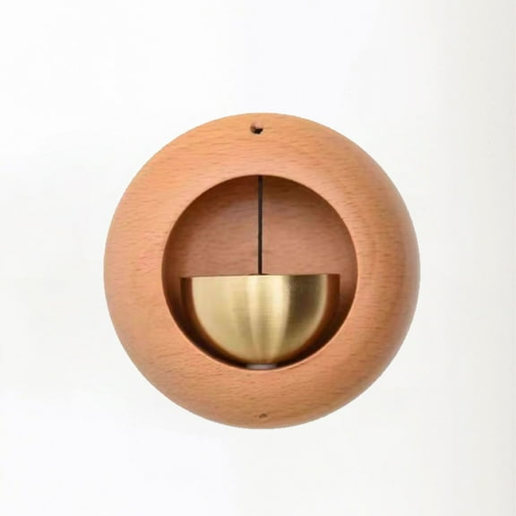 Wind Chime Suction Door Type Magnetic Wooden Doorbell For Entering Households Shop Entrance Reminder Bell
