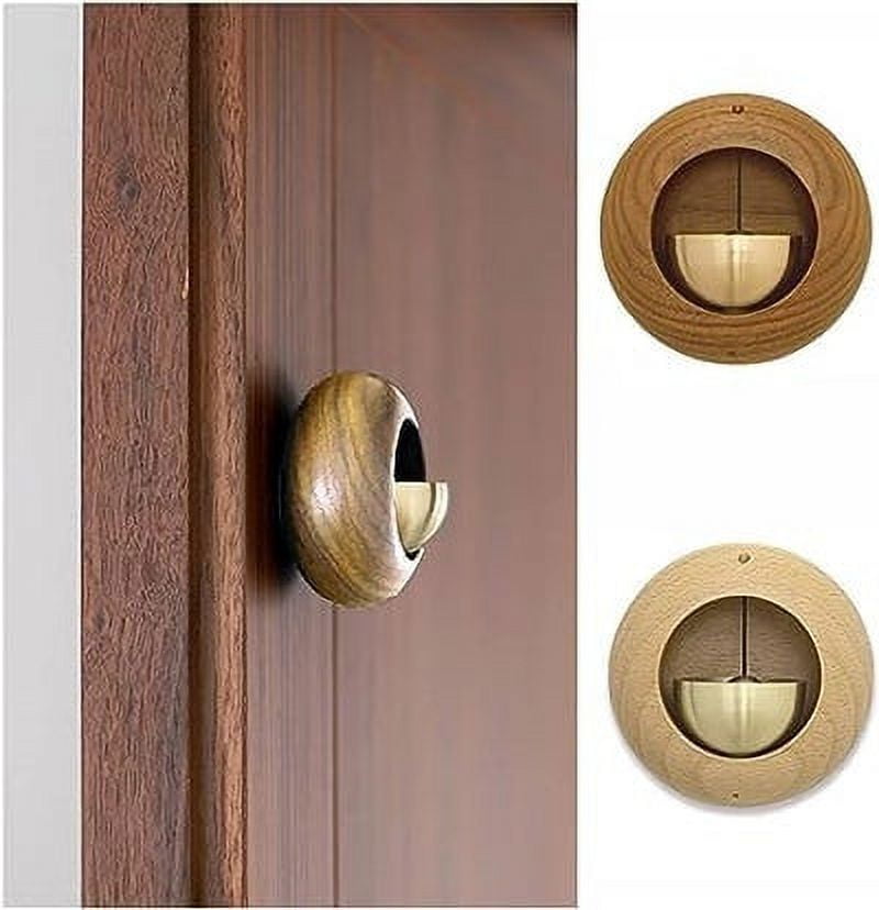 Wind Chime Suction Door Type Magnetic Wooden Doorbell For Entering Households Shop Entrance Reminder