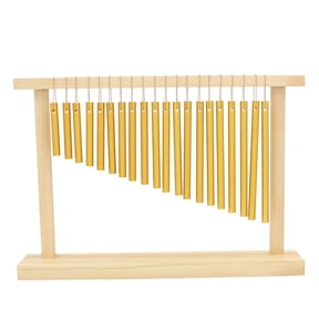 Wind Chime,Table Bar Chimes 20 Bars Bar Chimes 20 With Wood Stand Bar Chimes Musical Percussion With Bars Musical Percussion Mark 20-tone Table Percussion With Wood 20 Bars Musical