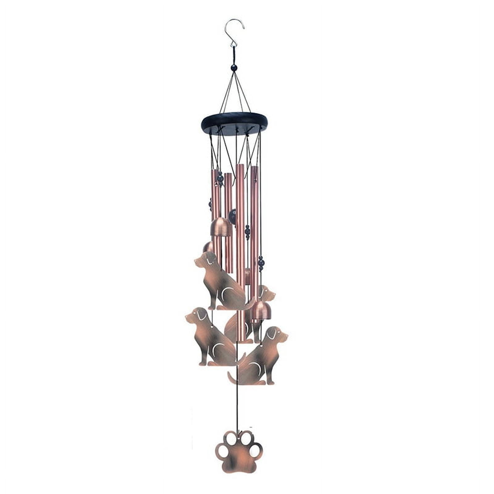 Wind Chimes Outdoor Animal Wind Chimes dogs Lovers Gift - Walmart.com