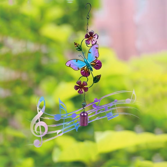 Wind Chimes Outdoor Clearances, Butterflies Aluminum Tube Windchime With S Hook, Garden Decor, Housewarming Gift, Xinsrenus Under $5! Wind Chimes Outdoor Clearances, Butterflies