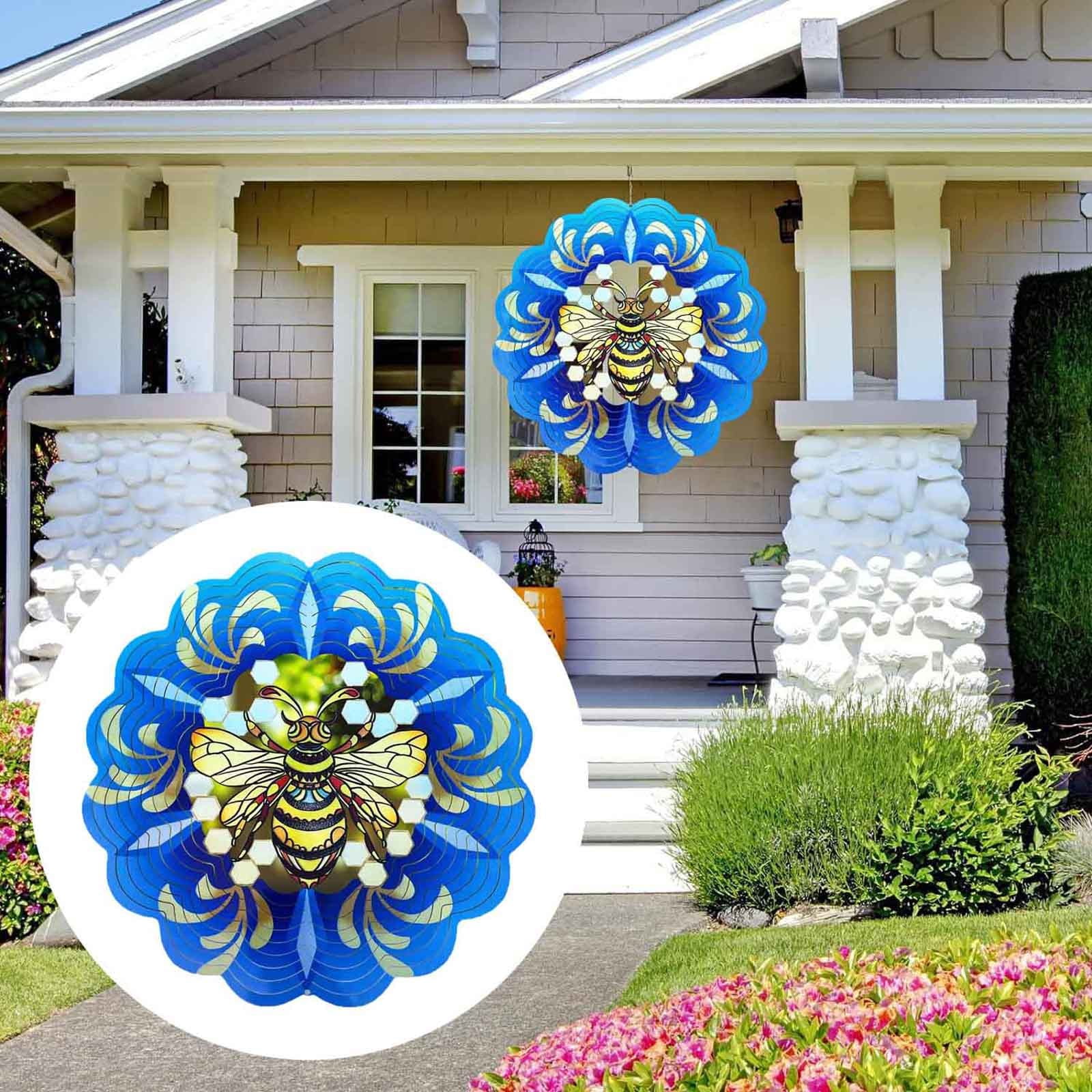 Wind Chimes Outdoor Sympathy Engraved Solar Chimes Color Changing Mom