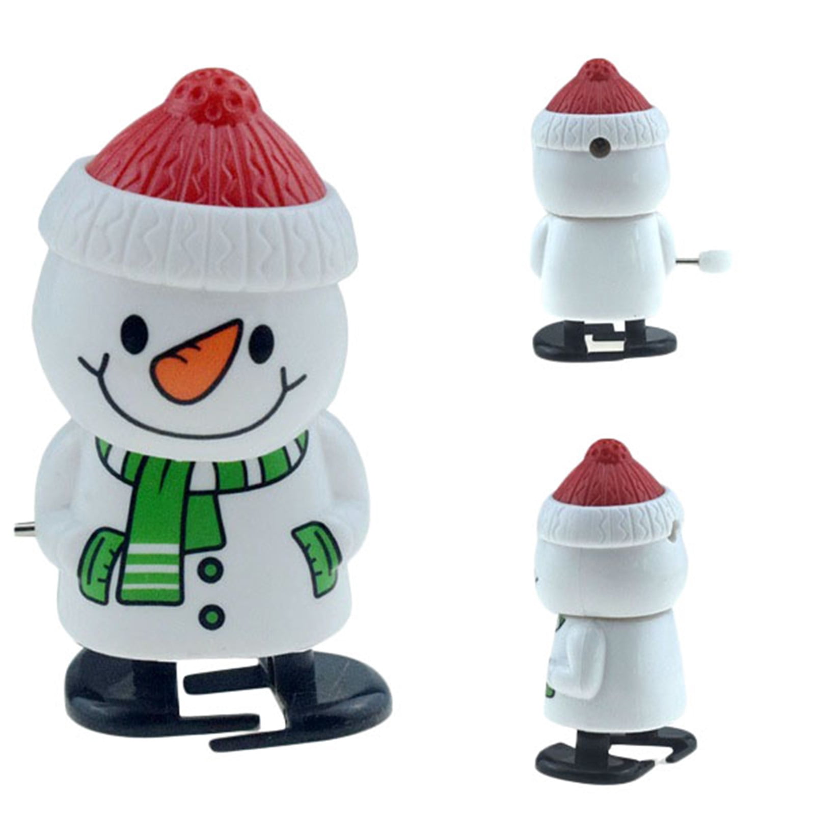 Set De 18 Juguetes De Cuerda De Navidad – Figuras De Muñeco De Nieve, Reno Y Papá Noel – Ideales Para Bolsas De Regalo, Calcetines Y Favores De Fiesta, De ABS Seguro Y Duradero