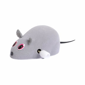 Wind Up Clockwork Mouse Toy for Cats - Interactive Flocking Simulation Prey for Exercise & Hunting Skills - Relieves Boredom, Reduces Anxiety & Promotes Independent Play