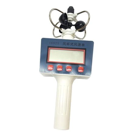 Wind Cup Anemometer Handheld Anemometer Immediate Readings Accurate Tool Digital Air Gauge for Golf Outdoor Surfing Camping Fishing