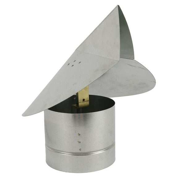 Wind Directional Chimney (Galvanized Steel, 6 Inch)