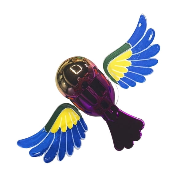 Wind Drive Moving Wing Bird Car Sticker Novelty Flying Bird Vehicle Decoration For Engine Hoods Trunk