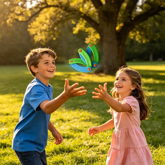 Wind-Driven Foldable Boomerang, Creative High-Speed Flying Device, Funny Interactive Toy for Young Kids