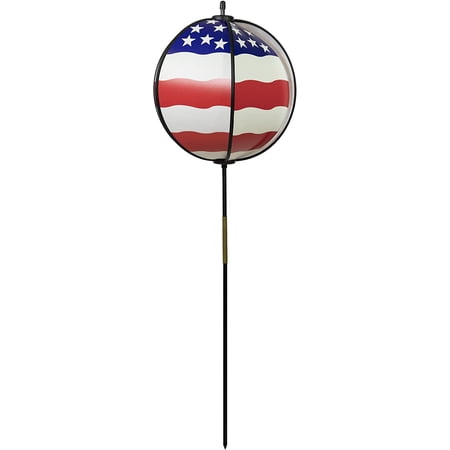 Wind Fairys Patriotic Magic Crystal Ball - Hanging or Ground Décor