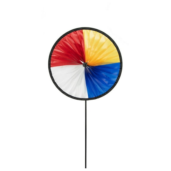 Wind Fairys Runner Windspinner - Red, White, Blue, and Yellow - Outdoor Ground Décor
