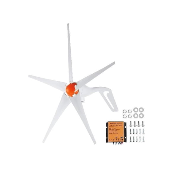 Wind Generator 12V 500W/800W Wind Kit Wind Power Generator With MPPT Controller Suitable For Home Farm RVs - 12V 500W 5 BLADES_SMALL