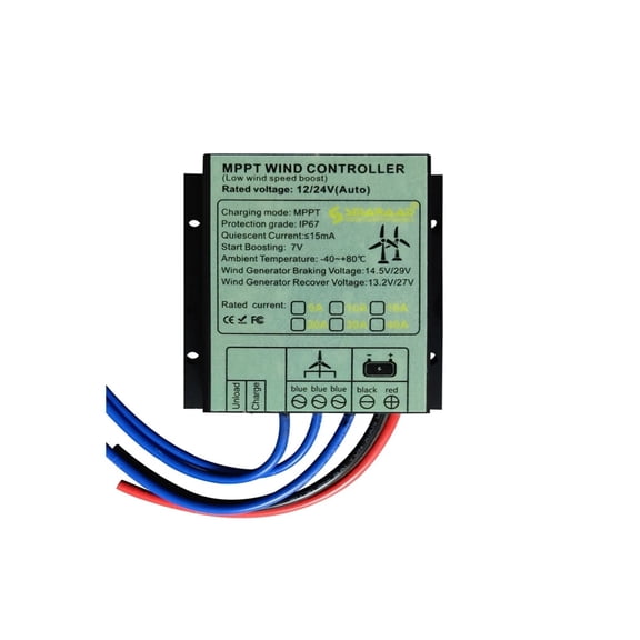 Wind Generator MPPT Controller 12V 24V 48V Water Proof MPPT Rectifier Brake Charging Controller - MPPT WIND CONTROLLER_10A_12V 24V AUTO