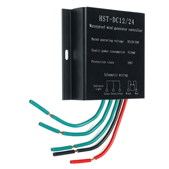 Wind Generator Wind Turbine DC 12V/24V 1000W Battery Charge Controller Regulator For Marine And Land