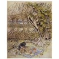 thumbnail image 1 of Wind In Willowsgrahame Poster Print By Mary Evans Picture Libraryarthur Rackham (18 X 24), 1 of 3