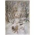 thumbnail image 1 of Wind In Willowsrat Snow Poster Print By Mary Evans Picture Libraryarthur Rackham (24 X 36), 1 of 3