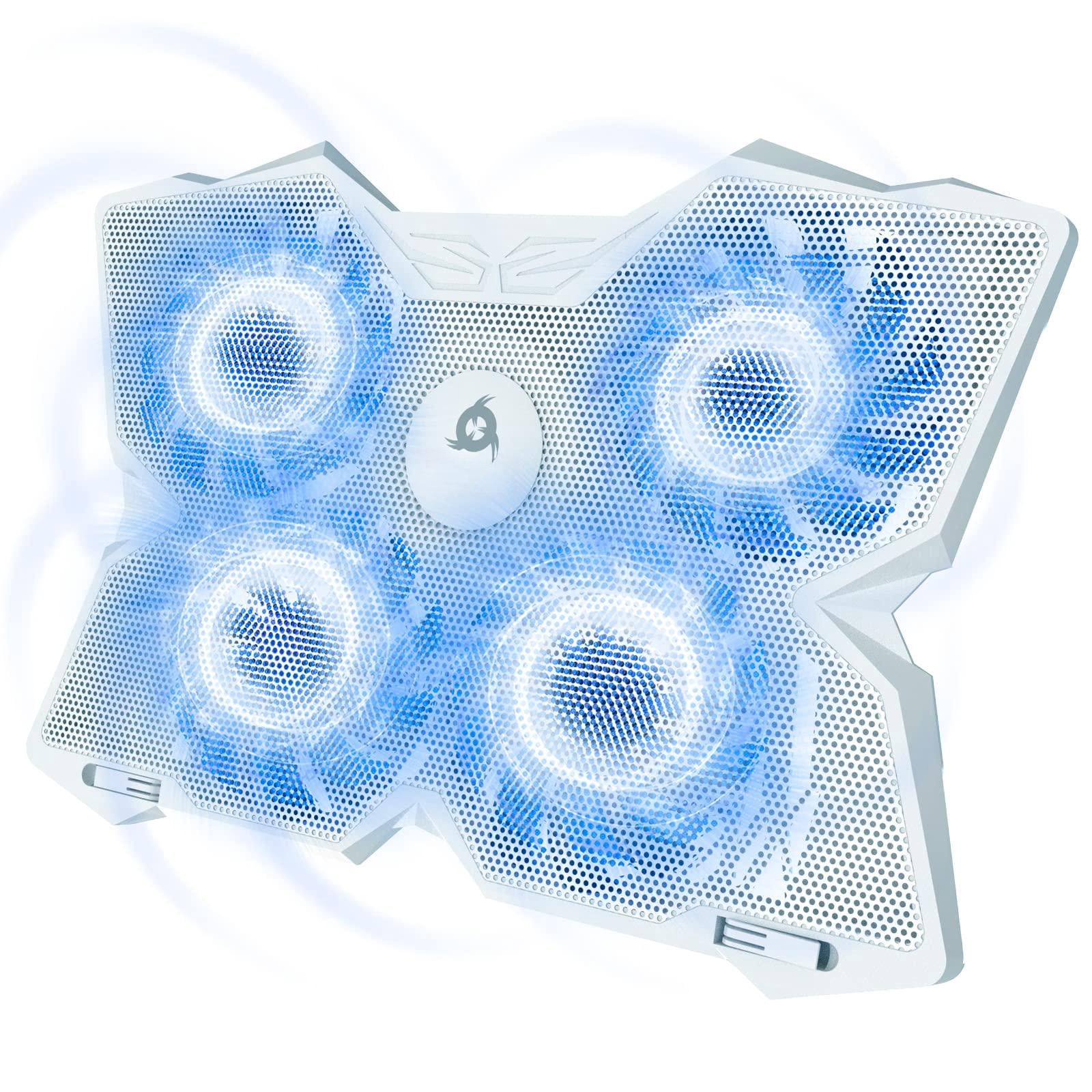 Wind Laptop Pad - More Than 500 000 Units Sold The Rapid Action Fan Stand With 4 Fans At 1200 Rpm Usb Ps5 Ps4 Full White