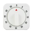 Wind up Mechanical Kitchen Timer 60 Minutes Stopwatch Visual Countdown