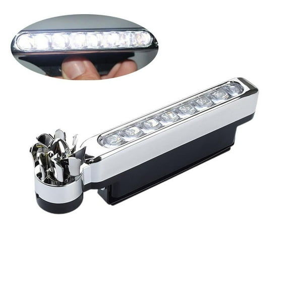 Wind-Powered LED Car Daytime Running Light for Automobiles, ABS Material, Adjustable Angle