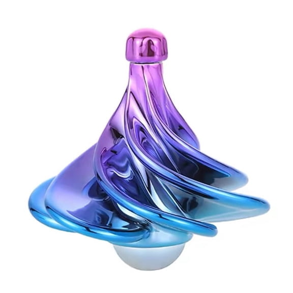 Wind-Powered Magnetic Anti-Gravity Gyroscope Aerodynamic Stress-Relief Toy