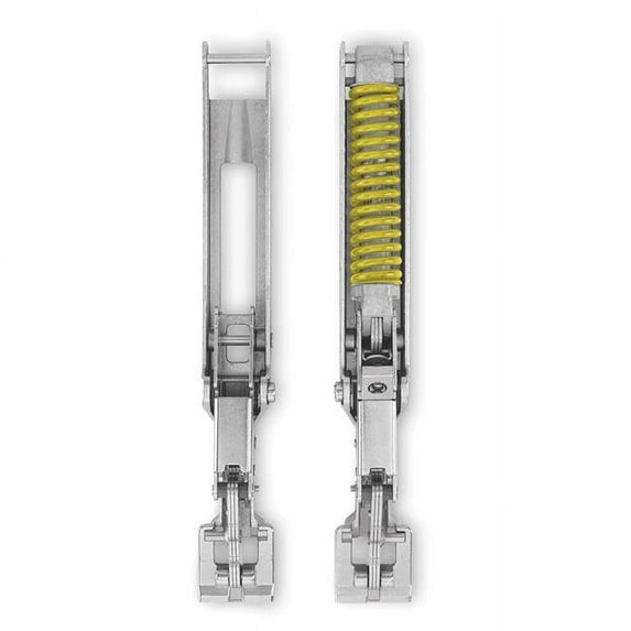 Wind Push to Open Self Close Hinges - Yellow & Free