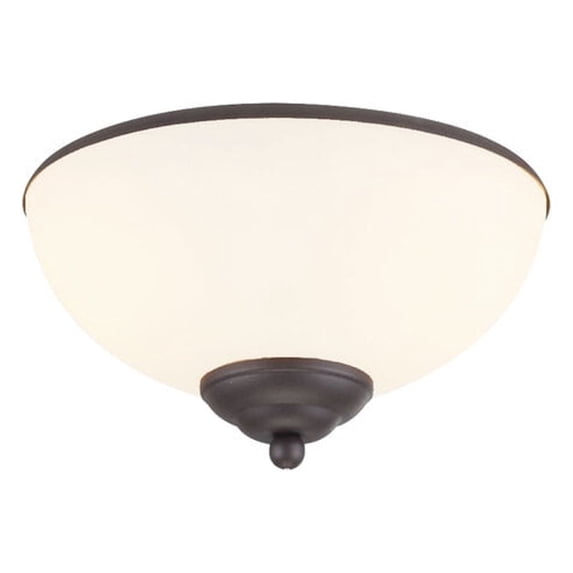 Wind River Textured Brown Outdoor Light Kit LED
