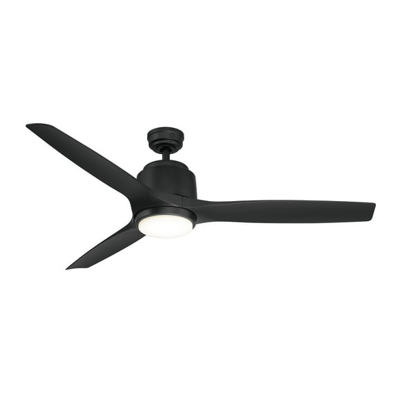 Wind River Ceiling Fans WR1766MB 56 in. Sora Outdoor Ceiling Fan, Matte Black & Gold