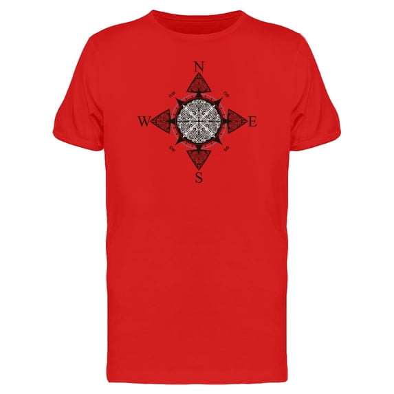 Wind Rose Ornate Tattoo Tee Men's -Image by Shutterstock