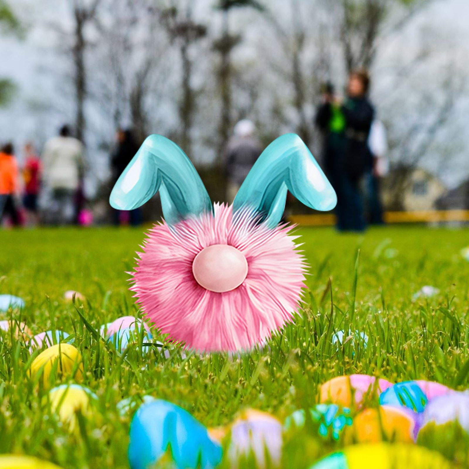Wind Sock Metal Outdoor for Rain Meter Never Mind The Dog Beware of