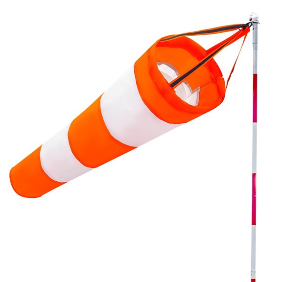 Wind Socks for Outside Heavy Duty, 30 Inch Waterproof Rip-Stop Hanging Windsock Wind Direction Indicators with Reflective Belt for Outdoors Airport Farm Park Yard