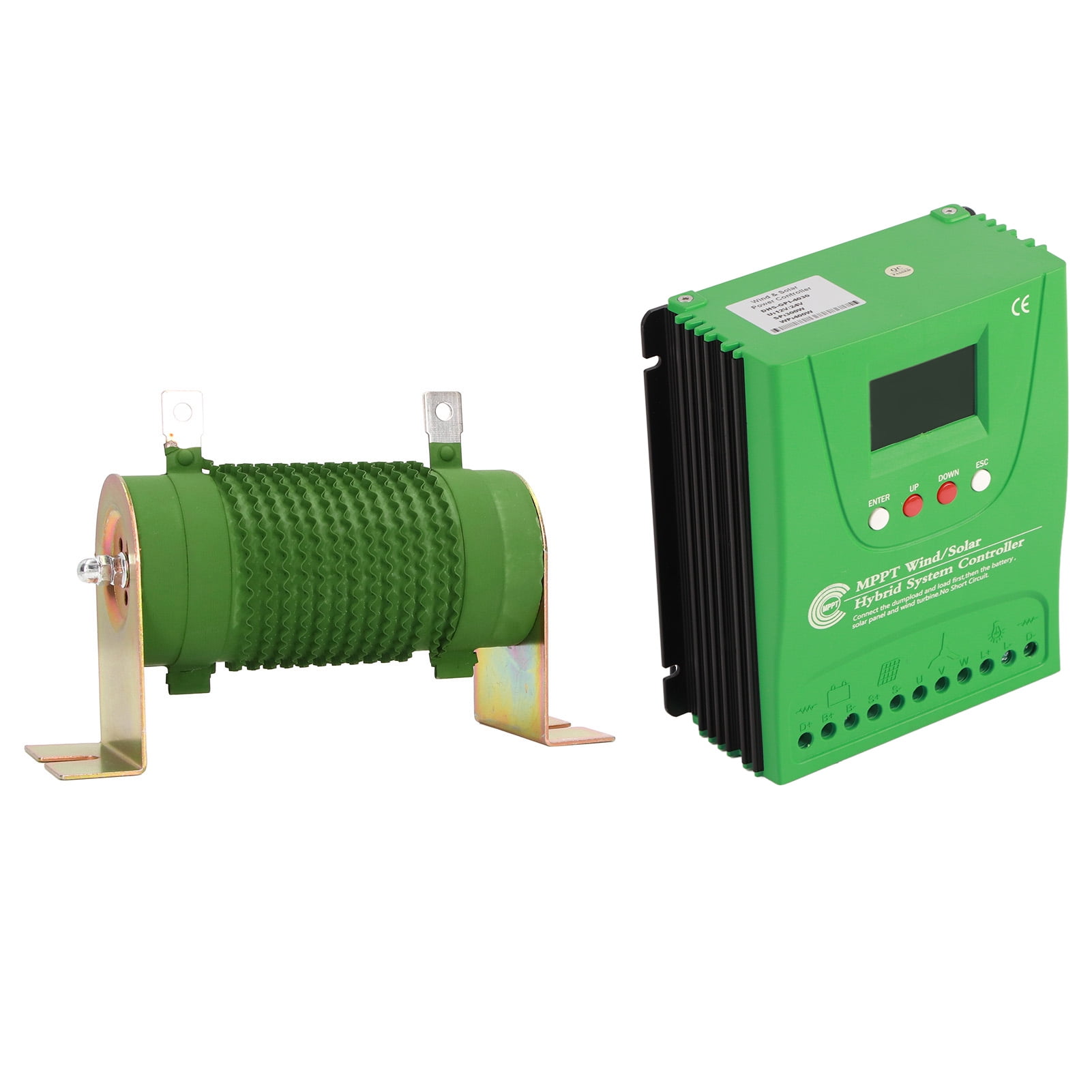 Wind Solar Controller, 12V 24V Wind Solar Charge Controller, With LCD