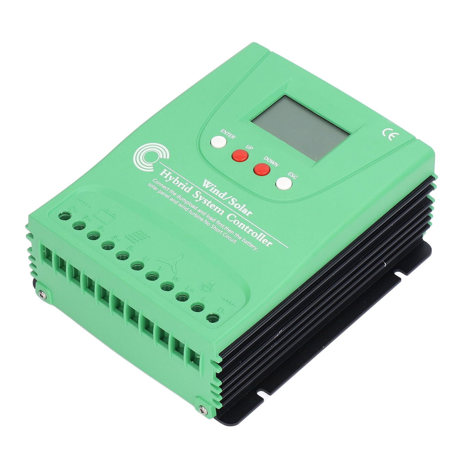 Wind Solar Controller, 24V 48V Wind Solar Charge Controller, MPPT Boost Charge LCD Solar Energy